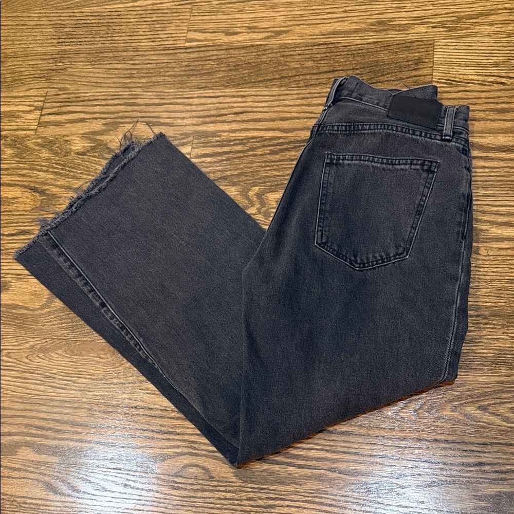 Denim Forum Woman’s Dark Wash Straight Jeans